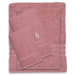 Linum Home Textiles Turkish Cotton Denzi 4-piece Personalized Towel Set