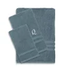 Linum Home Textiles Turkish Cotton Denzi 3-piece Personalized Towel Set