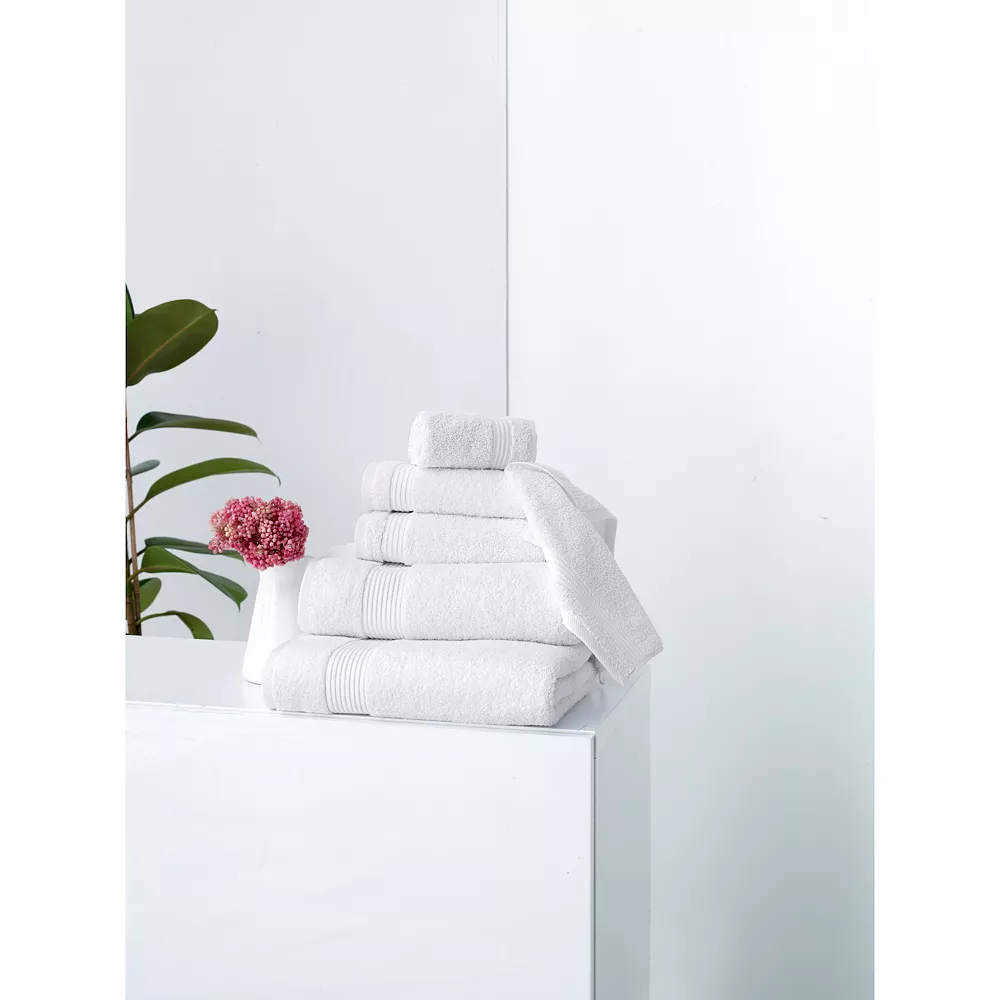 Classic Turkish Towels Genuine Cotton Soft Absorbent Amadeus Bath Towels 30x54 4 Piece Set - Image 2