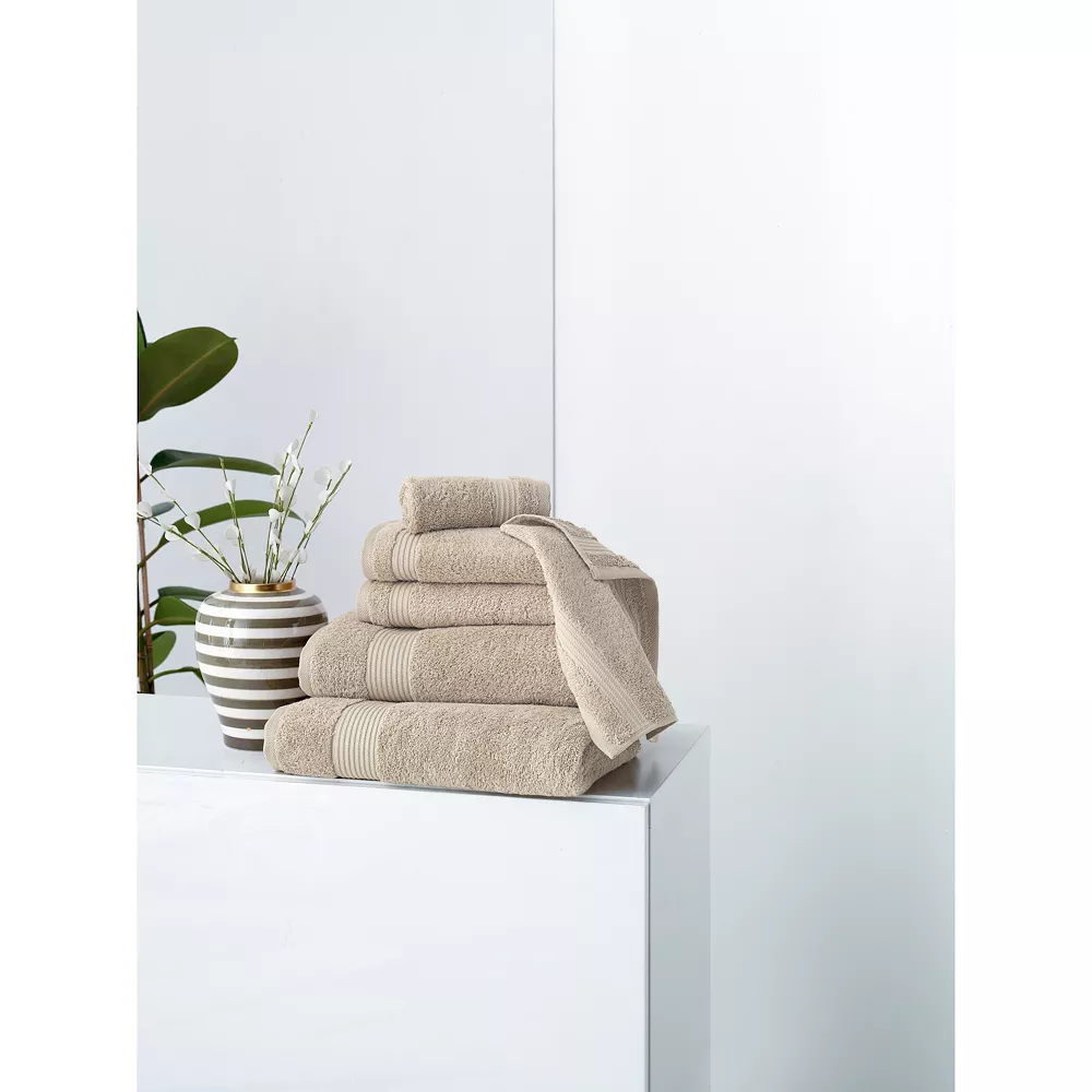 Classic Turkish Towels Genuine Cotton Soft Absorbent Amadeus Bath Towels 30x54 4 Piece Set - Image 3