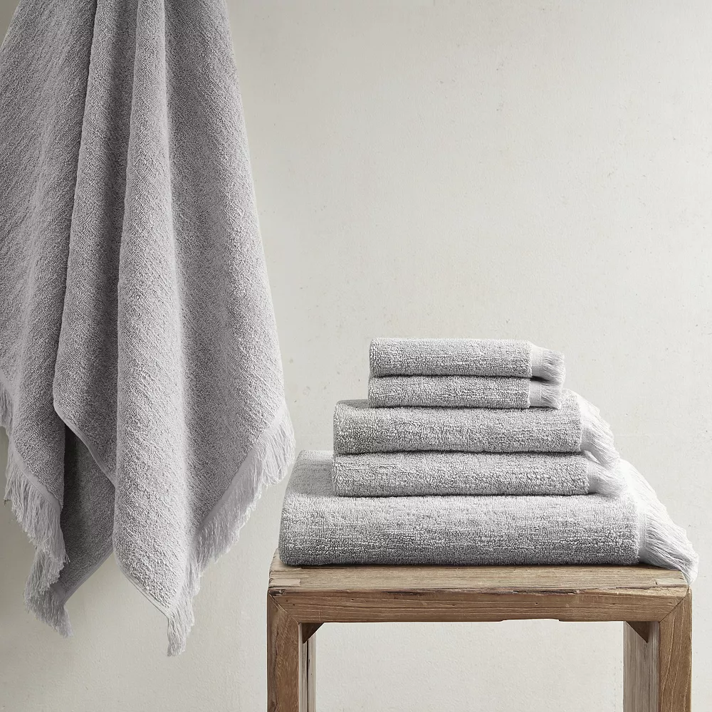 INK+IVY Atlas Dobby 6-Piece Bath Towel Set - Image 2