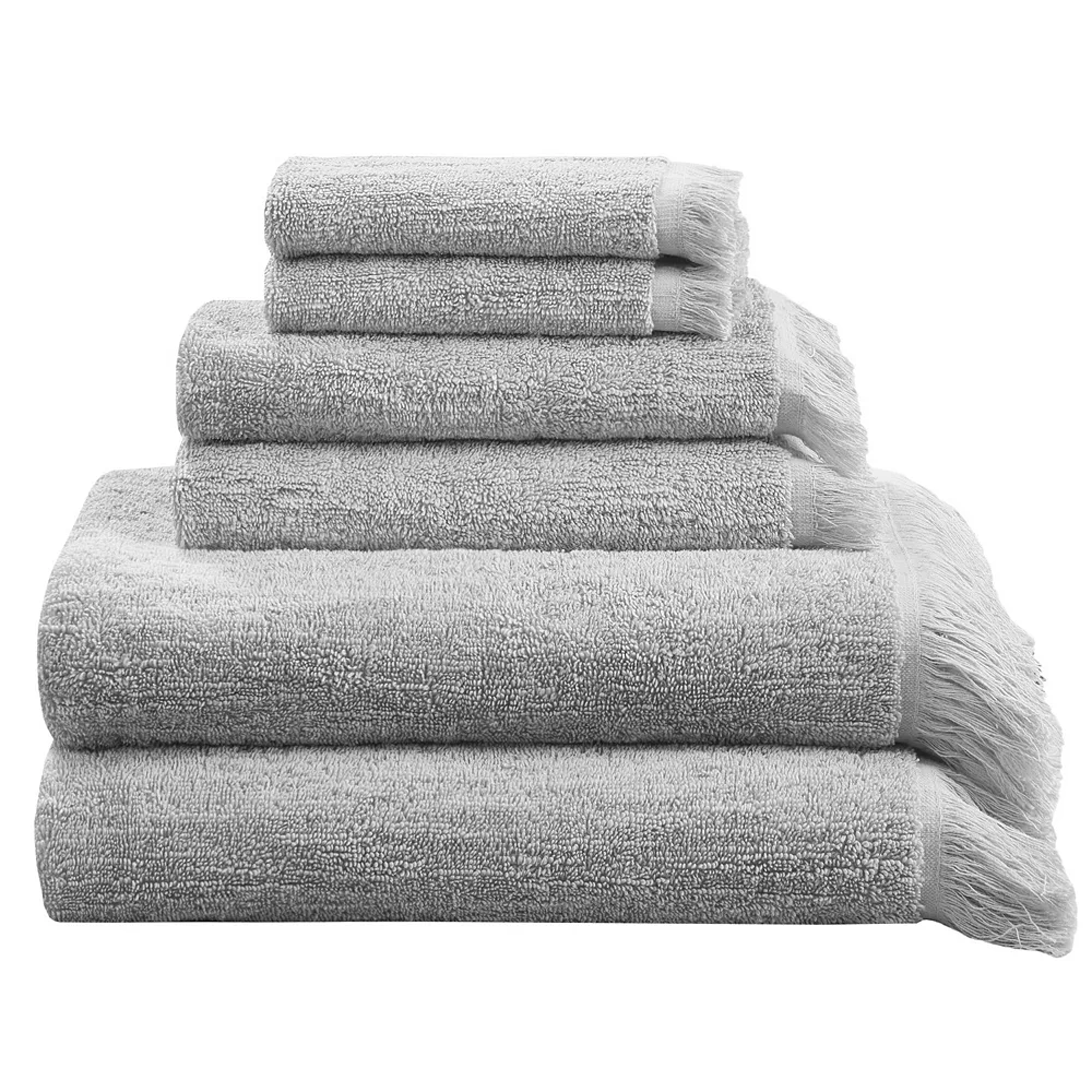 INK+IVY Atlas Dobby 6-Piece Bath Towel Set
