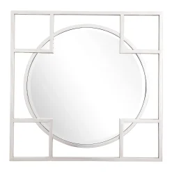 Cenports Camden Isle Kinney 33 In. X 33 In. Casual Square Framed Floating Accent Wall Mirror