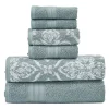 Modern Threads 6-Piece Amaris Jacquard Towel Set