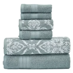 Modern Threads 6-Piece Amaris Jacquard Towel Set