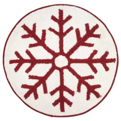 Avanti Sparkle Snowflake Bath Rug