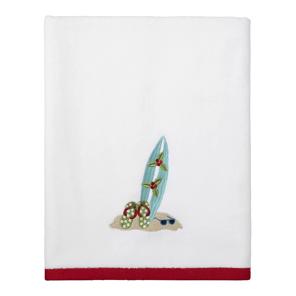Avanti Flamingo Jingle Bath Towel 1 Avanti Flamingo Jingle Bath Towel