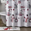 SKL Home Whistler Snowman Shower Curtain & Rug Set