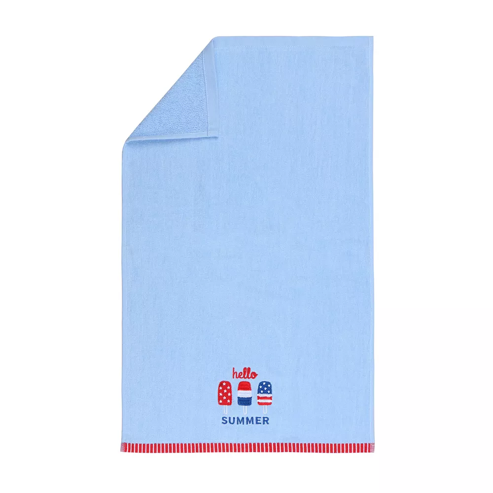 Americana Hello Summer Hand Towel 1 Americana Hello Summer Hand Towel