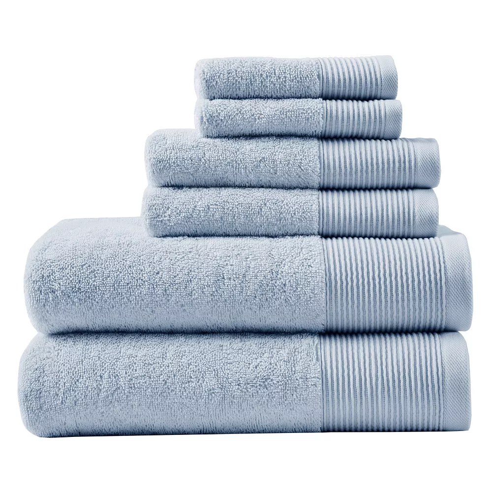 Beautyrest Nuage Luxurious Antimicrobial 6-piece Bath Towel Set