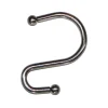Carnation Home Fashions S Shower Curtain Hooks, Brushed Nickel