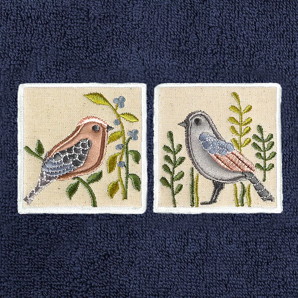 Linum Home Textiles Turkish Cotton Belinda 2-piece Embellished Hand Towel Set - Image 4