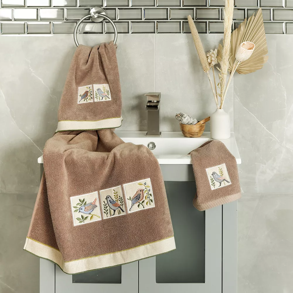 Linum Home Textiles Turkish Cotton Belinda 4-piece Embellished Towel Set - Image 2