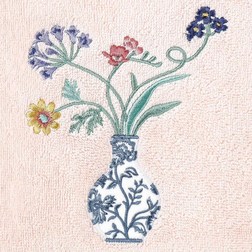 Linum Home Textiles Turkish Cotton Stella 3-piece Embellished Towel Set - Image 6