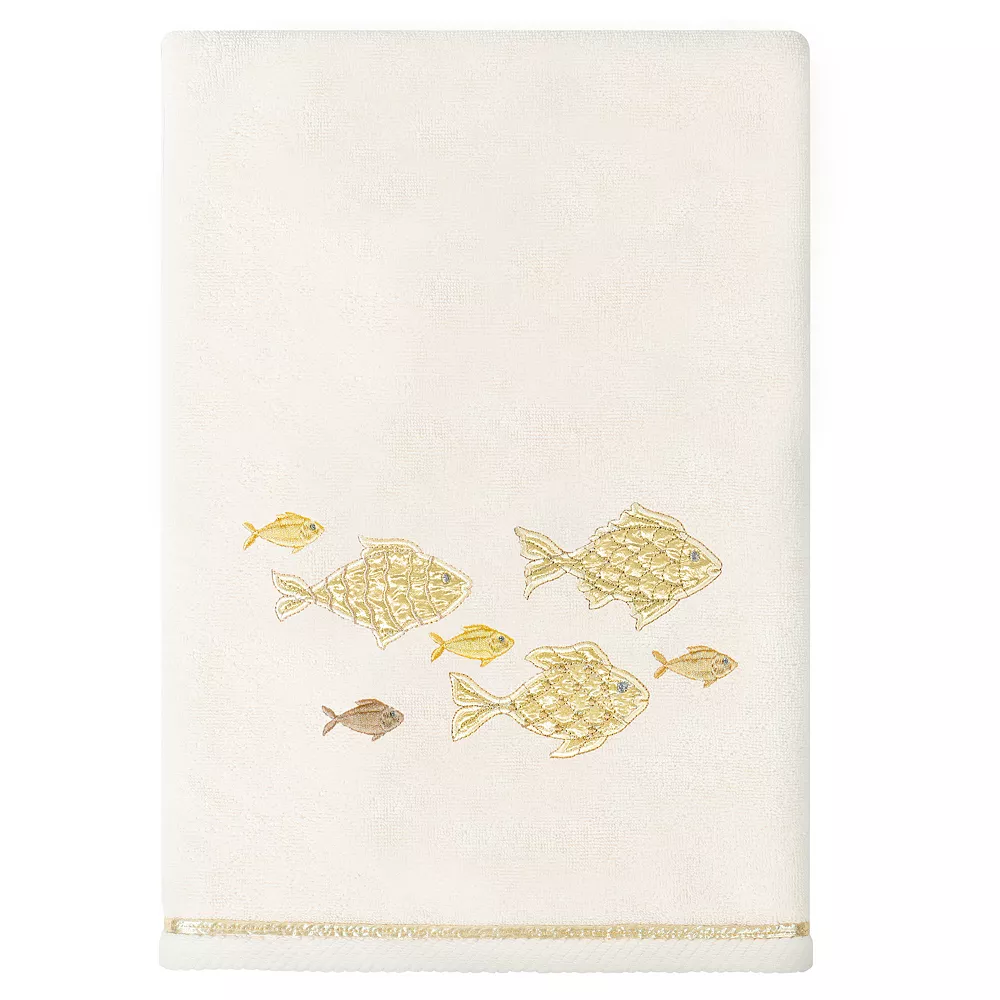Linum Home Textiles Turkish Cotton Figi 3-piece Embellished Towel Set - Image 5