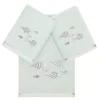 Linum Home Textiles Turkish Cotton Figi 3-piece Embellished Towel Set