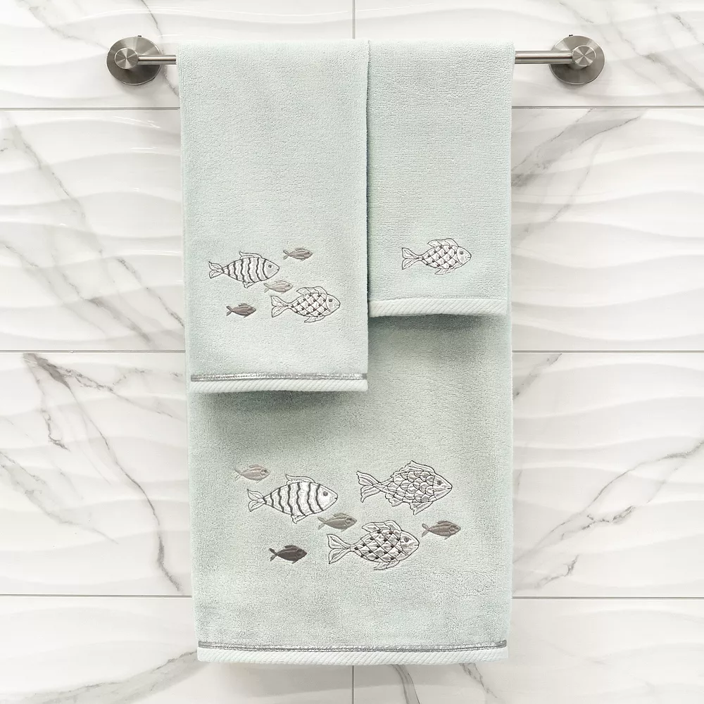 Linum Home Textiles Turkish Cotton Figi 4-piece Embellished Towel Set - Image 3