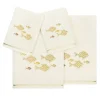 Linum Home Textiles Turkish Cotton Figi 4-piece Embellished Towel Set
