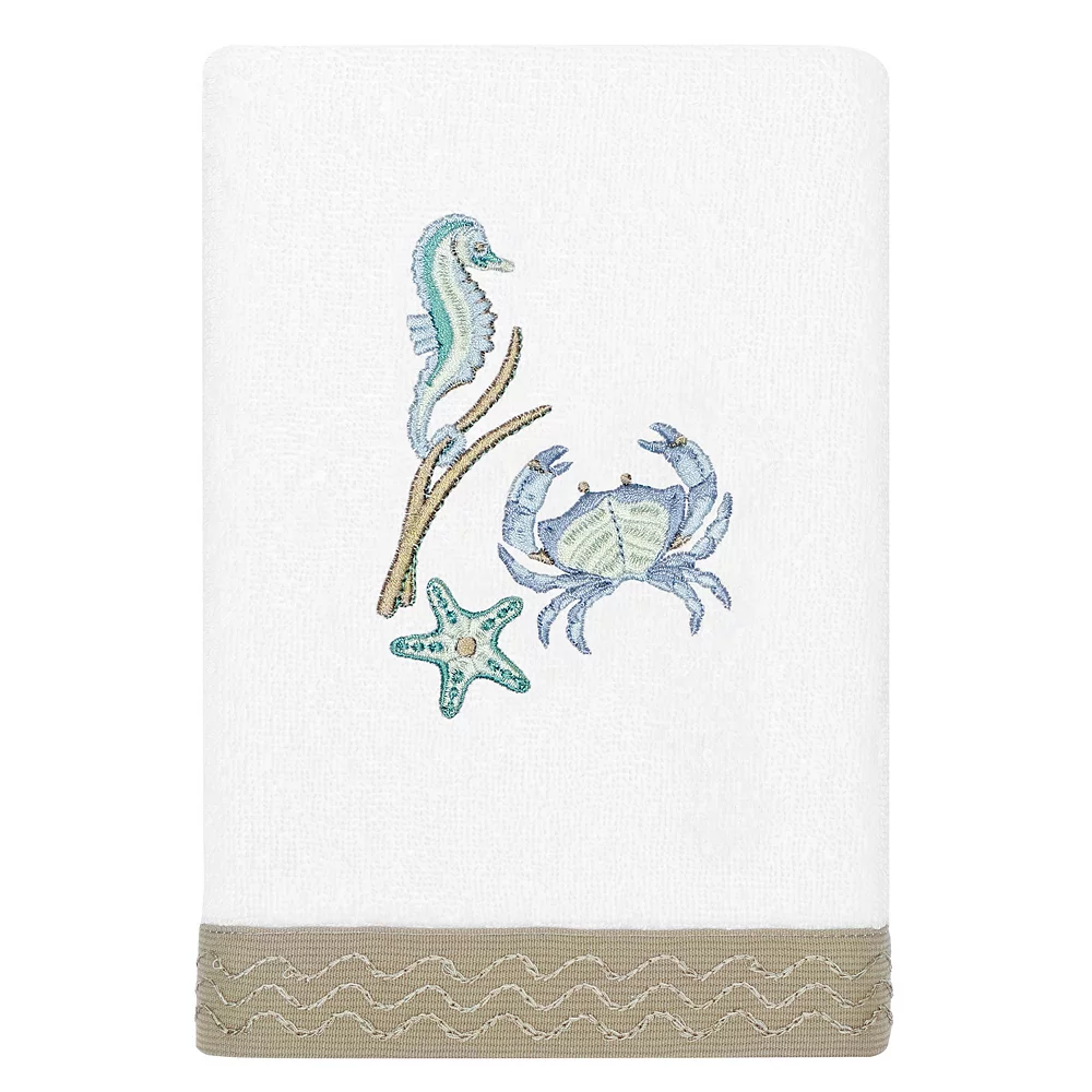 Linum Home Textiles Turkish Cotton Aaron 3-piece Embellished Towel Set - Image 5