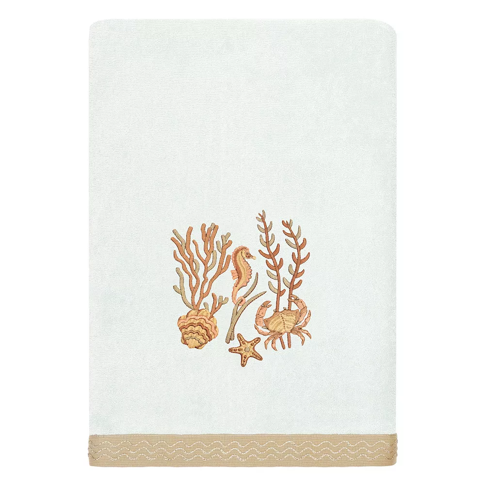 Linum Home Textiles Turkish Cotton Aaron 4-piece Embellished Towel Set - Image 5