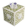 GAURI KOHLI Jodhpur Mother Of Pearl Tissue Box Cover - Beige