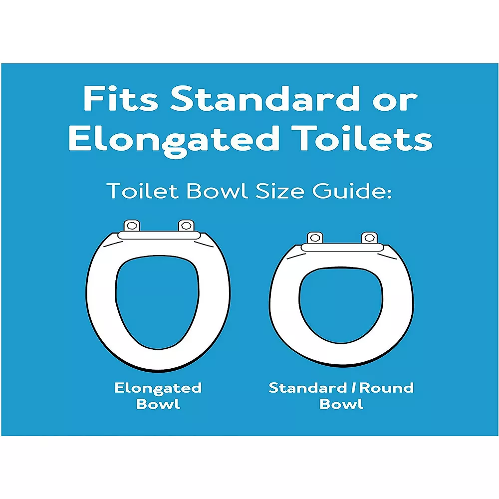 Carex Toilet Seat Riser - Adds 5.5 Inch Of Height To Toilet - Raised Toilet Seat With 300 Pound Weight Capacity - Slip-Resistant - Image 2