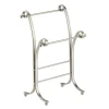 MDesign Fingertip Towel Holder For Bath Vanity Countertops - Matte Satin