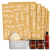 Talented Kitchen Set Of 192 White Script Bathroom Labels For Containers, Clear Preprinted Stickers For Organizing Makeup, Medicine Cabinet (Water Resistant)