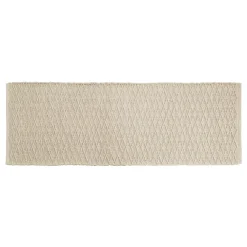 MDesign Bathroom Cotton Rectangular Rug, Long Runner, 60" X 21"