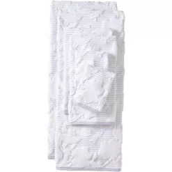 Lands' End Cotton Sculpted 6-Piece Bath Towel Set