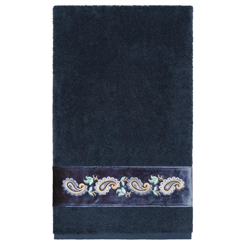 Linum Home Textiles Turkish Cotton Mackenzie 3-piece Embellished Towel Set - Image 2