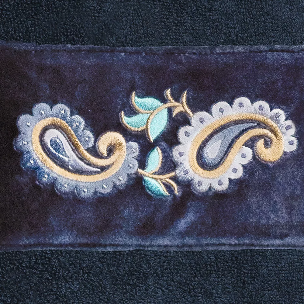 Linum Home Textiles Turkish Cotton Mackenzie 3-piece Embellished Towel Set - Image 6