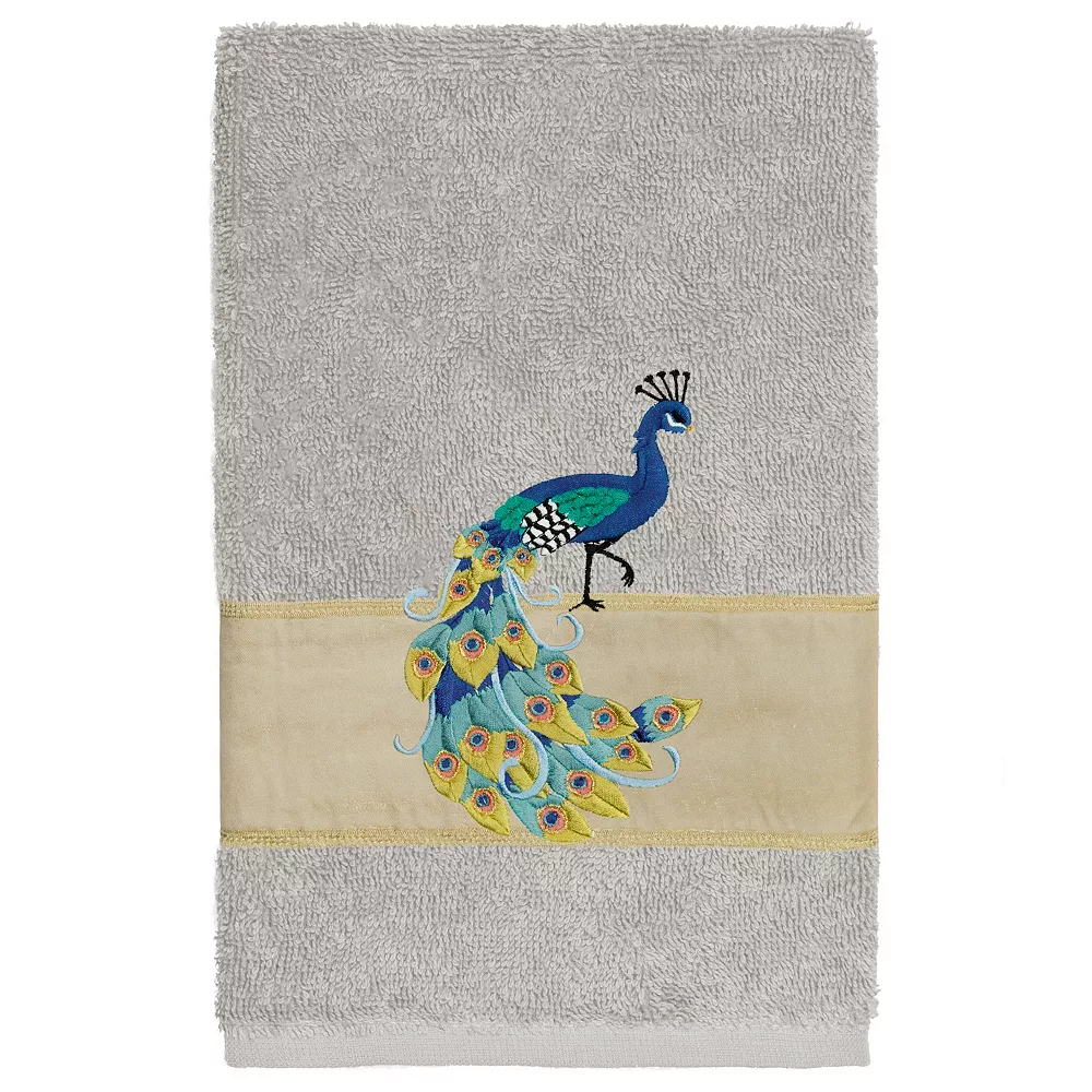 Linum Home Textiles Turkish Cotton Penelope 4-piece Embellished Towel Set - Image 3