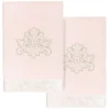 Linum Home Textiles Turkish Cotton May 2-piece Embellished Hand Towel Set