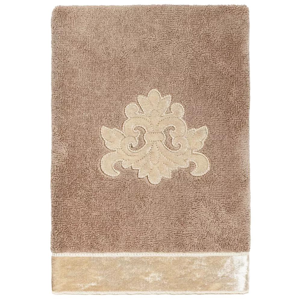 Linum Home Textiles Turkish Cotton May 3-piece Embellished Towel Set - Image 3