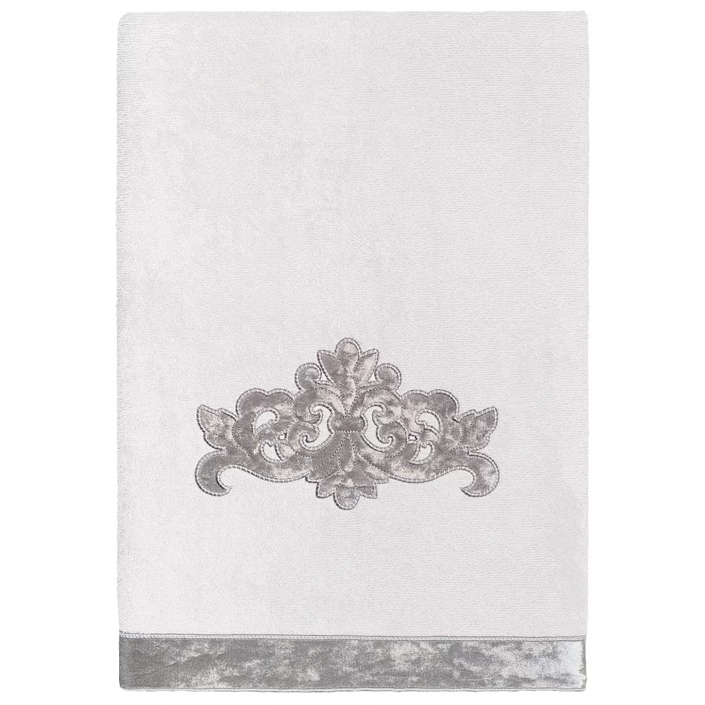 Linum Home Textiles Turkish Cotton May 4-piece Embellished Towel Set - Image 2